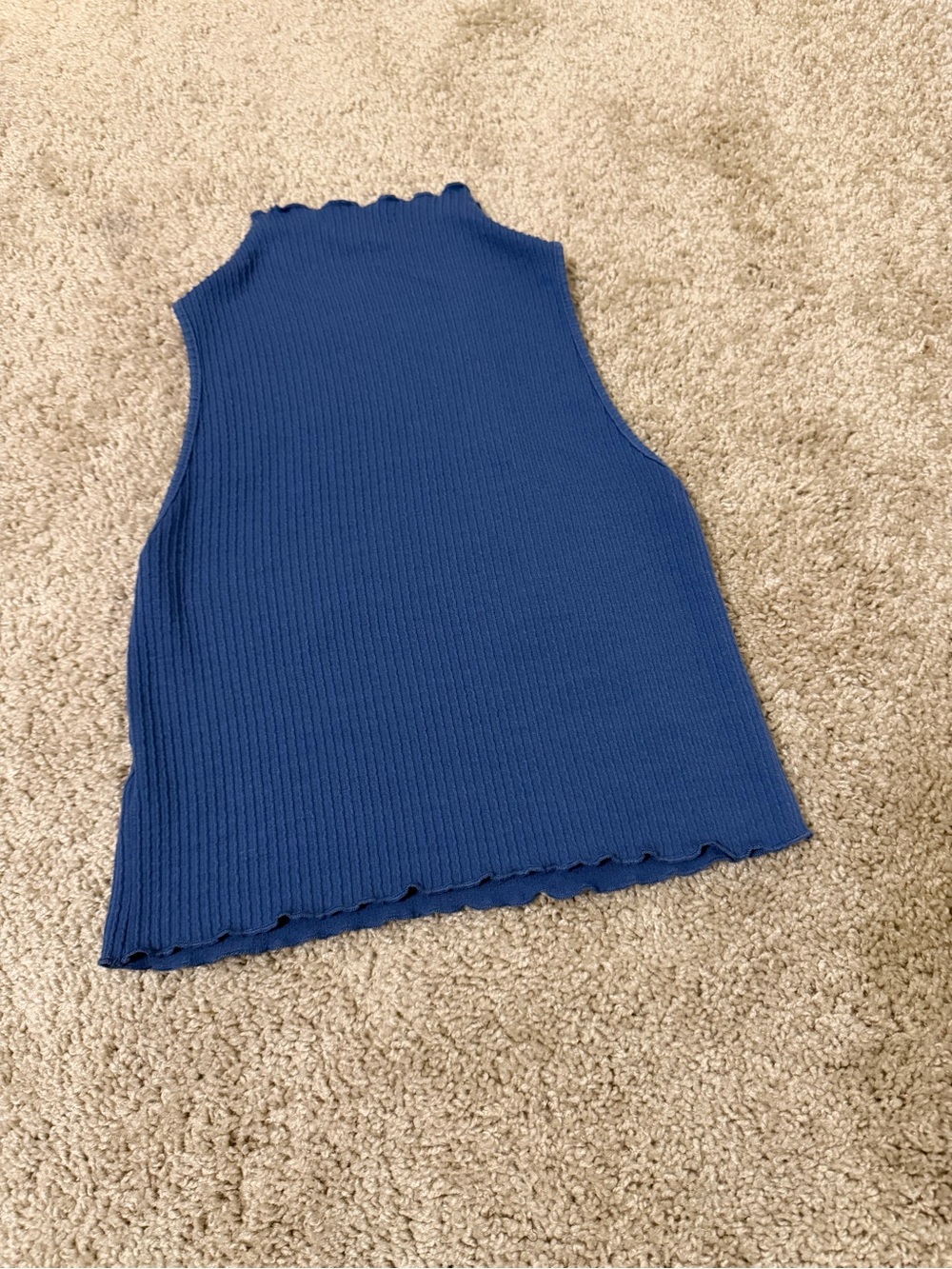 Mock Neck Crop Top, Medium - Picture 2 of 5